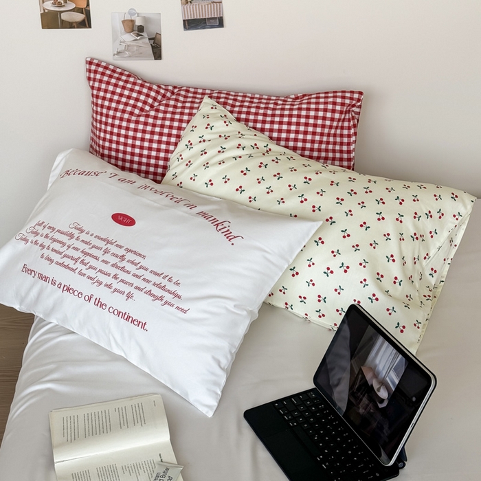 91家纺网 家纺一手货源 找家纺 （总）艾沁家纺 2025新款全棉纯棉数码印花枕套2