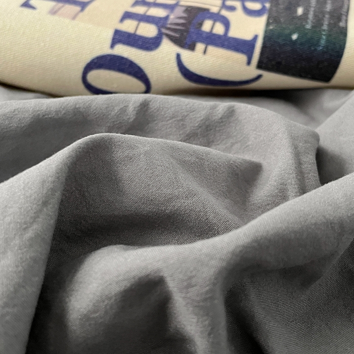 91家纺网 家纺一手货源 找家纺 优承佳生活馆 2025新款ins风纯色水洗m四件套 流光灰