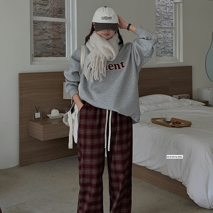 91家纺网 家纺一手货源 找家纺 （总）妍景家居生活馆 C937格子裤