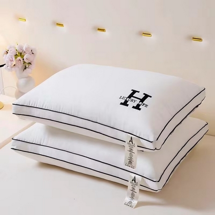 91家纺网 家纺一手货源 找家纺 （总）羽凡居 2025新款提花刺绣枕芯枕头