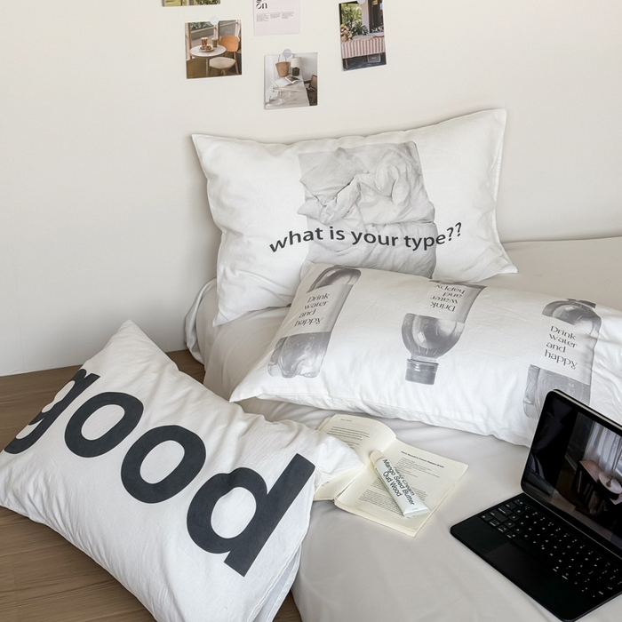 91家纺网 家纺一手货源 找家纺 （总）艾沁家纺 2025新款全棉纯棉水洗棉数码印花艺术枕套