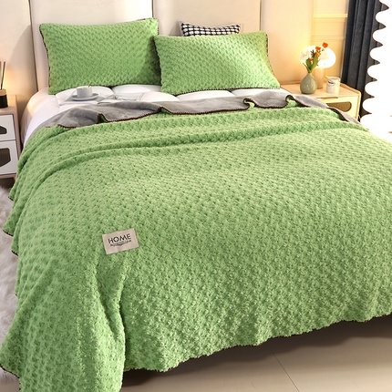 91家纺网 家纺一手货源 找家纺 （总）悦织湾家纺 2025新款兔兔绒玫瑰花毛毯