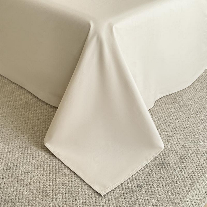 91家纺网 家纺一手货源 找家纺 ab家纺 2025新款纯色水洗棉笑脸双拼绣花四件套 笑脸  西柚米咖