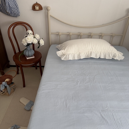 91家纺网 家纺一手货源 找家纺 （总）恋恋三季 2025新款嵌绳款春夏田园蓝茉莉单品系列