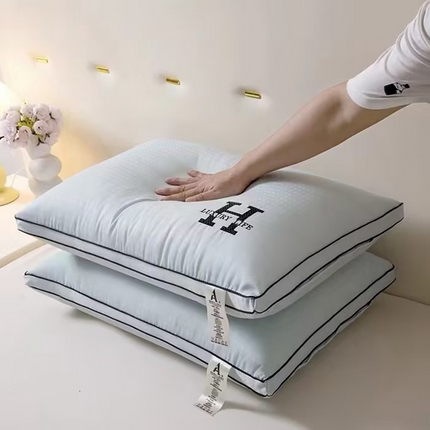 91家纺网 家纺一手货源 找家纺 （总）羽凡居 2025新款提花刺绣枕芯枕头