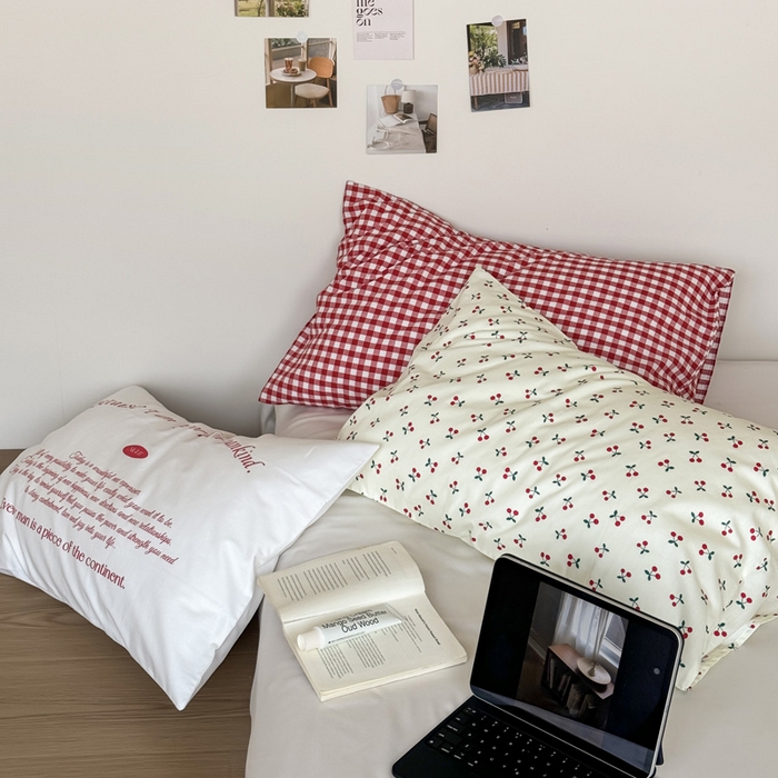 91家纺网 家纺一手货源 找家纺 （总）艾沁家纺 2025新款全棉纯棉数码印花枕套2