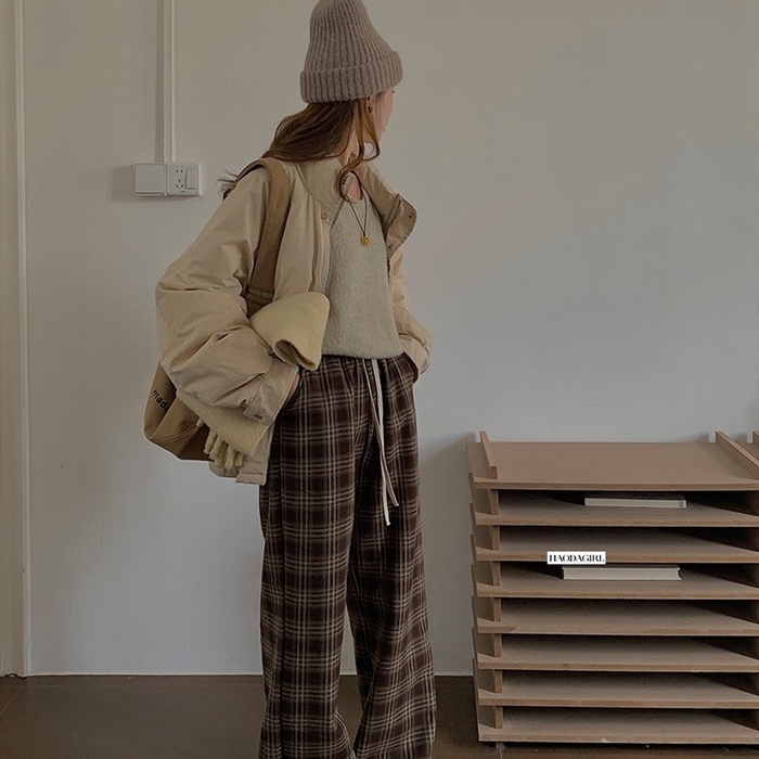 91家纺网 家纺一手货源 找家纺 （总）妍景家居生活馆 C937格子裤