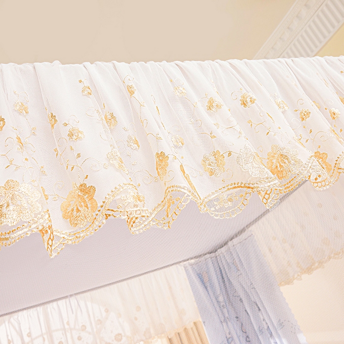 91家纺网 家纺一手货源 找家纺 艾晶美家纺有限公司 2025新款坐式刺绣床帘蚊帐 旅行狗