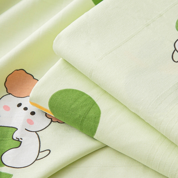 91家纺网 家纺一手货源 找家纺 首爱 2025新款五幅段床单 小苹果