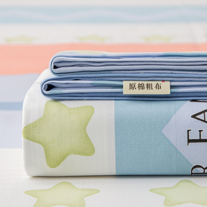 91家纺网 家纺一手货源 找家纺 首爱 2025新款五幅段床单 星辰大海