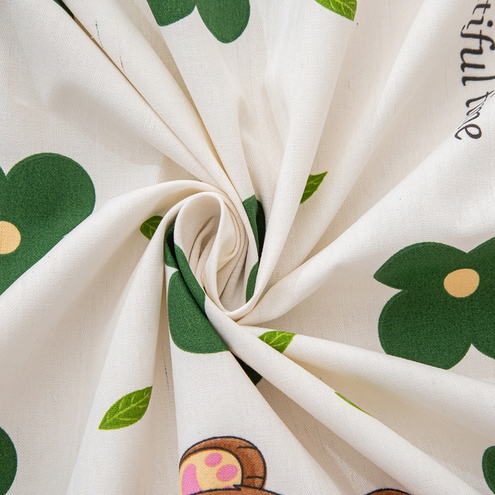 91家纺网 家纺一手货源 找家纺 首爱 2025新款五幅段床单 小棕熊