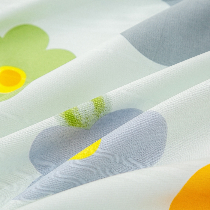 91家纺网 家纺一手货源 找家纺 首爱 2025新款五幅段床单 春意盎然