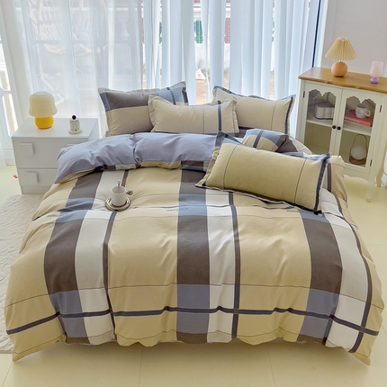 梦卓家纺 2025新款小清新植物羊绒印花单被套 绅士品味