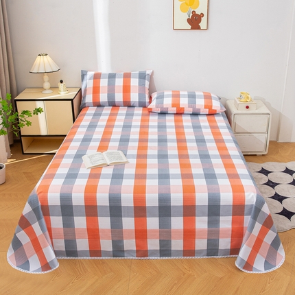 91家纺网 家纺一手货源 找家纺 （总）棉乐町 2025新款五幅段床单原棉老粗布凉席老粗布床单