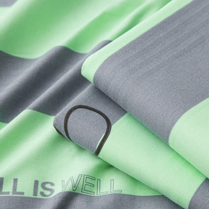 91家纺网 家纺一手货源 找家纺 首爱 2025新款五幅段床单 海军绿