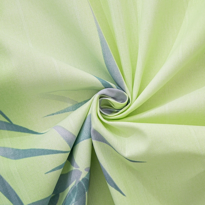 91家纺网 家纺一手货源 找家纺 棉乐町 2025新款五幅段床单 箬竹