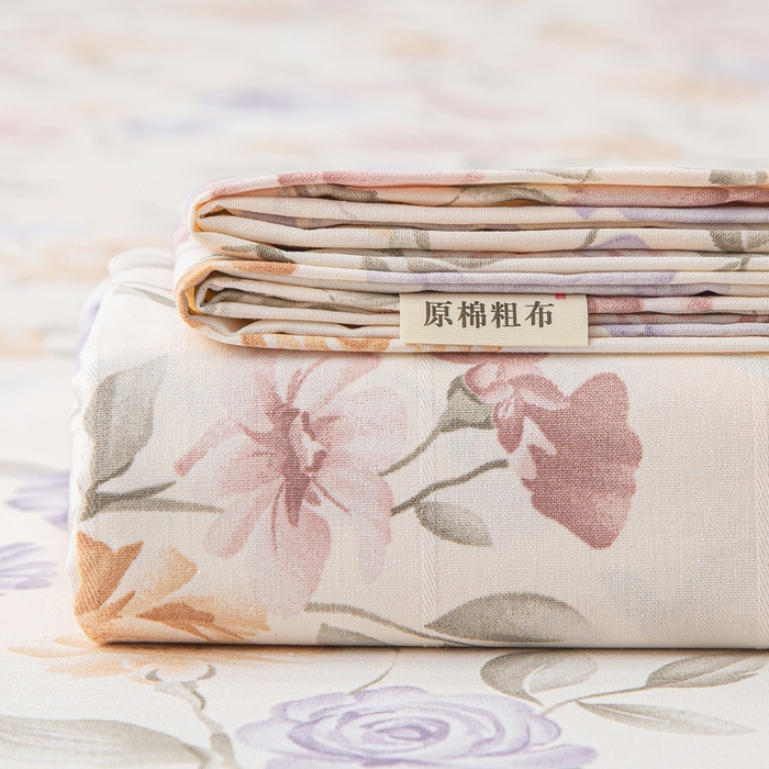 91家纺网 家纺一手货源 找家纺 金泰莱 2025新款五幅段床单 微莫