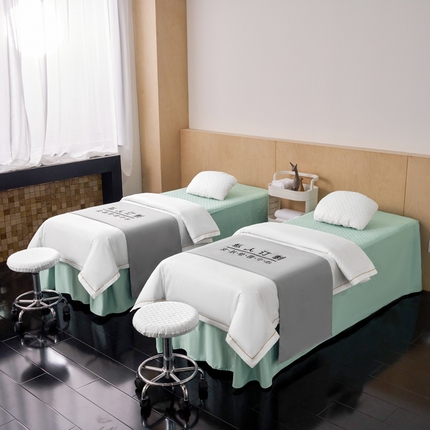 91家纺网 家纺一手货源 找家纺 （总）2024新品四季全棉花边压线系列美-容床罩