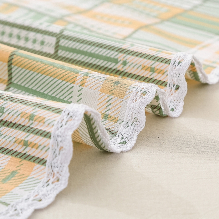 91家纺网 家纺一手货源 找家纺 首爱 2025新款五幅段床单 千鸟格