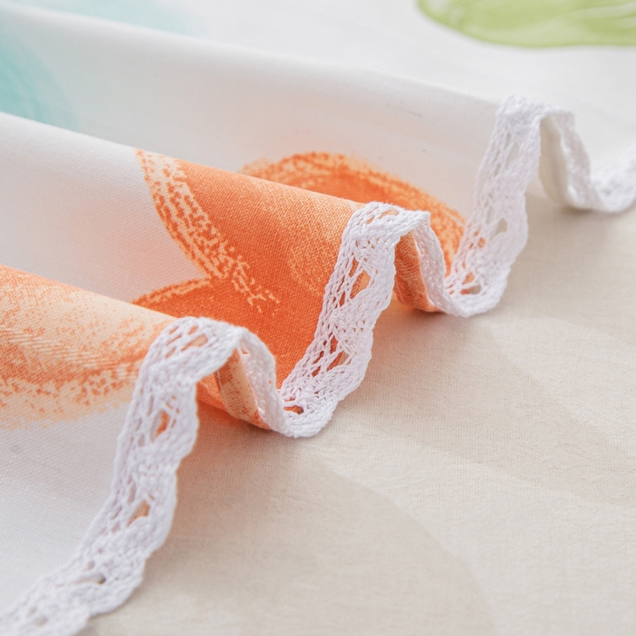 91家纺网 家纺一手货源 找家纺 棉乐町 2025新款五幅段床单 花朵熊