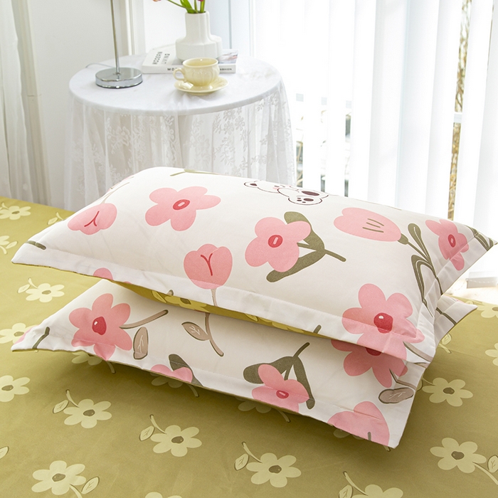 91家纺网 家纺一手货源 找家纺 梦卓家纺 2025新款小清新植物羊绒印花单被套 锦上添花