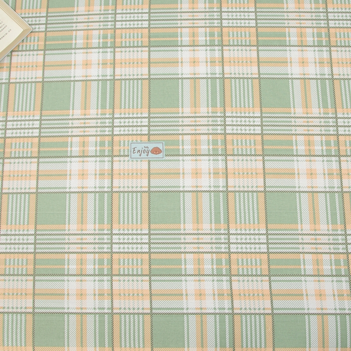 91家纺网 家纺一手货源 找家纺 棉乐町 2025新款五幅段床笠千鸟格