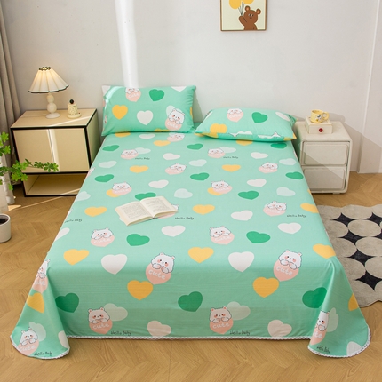 91家纺网 家纺一手货源 找家纺 （总）棉乐町 2025新款五幅段床单原棉老粗布凉席老粗布床单