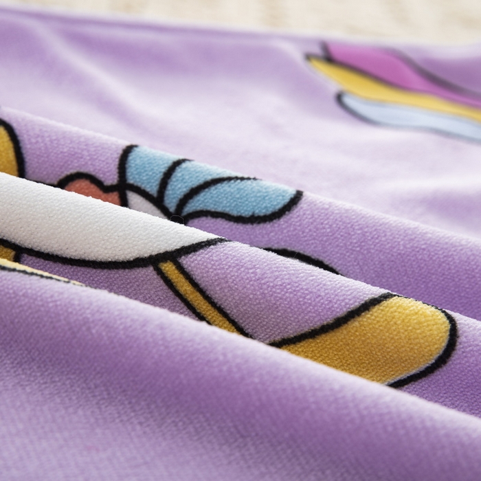 91家纺网 家纺一手货源 找家纺 乐秀 2024新款幼儿园牛奶绒儿童床垫套+床垫芯 快乐童年