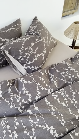 91家纺网 家纺一手货源 找家纺 （总）简家居 2025新款色织提花系列四件套-魔法森林