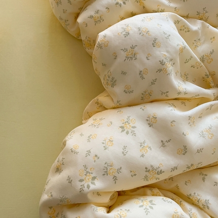 91家纺网 家纺一手货源 找家纺 （总）仟网汇 2025新款有氧全棉双层纱四件套