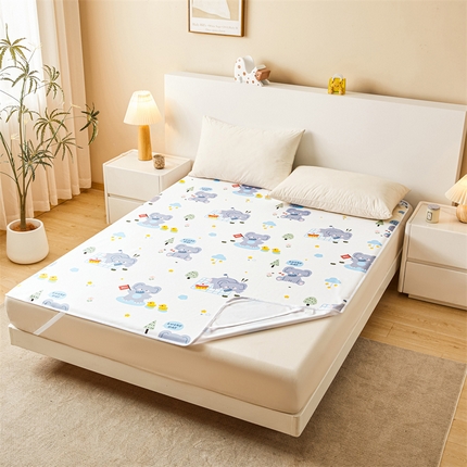 91家纺网 家纺一手货源 找家纺 雯豆家纺 2025新款隔尿防水垫子婴幼儿可姨妈垫老人加大护理垫 防水隔尿垫-小象嘟嘟