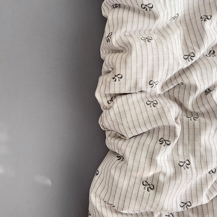 91家纺网 家纺一手货源 找家纺 名品家纺 2025新款针织棉双层纱四件套-风格二 浮生若梦