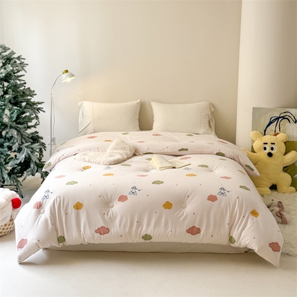 91家纺网 家纺一手货源 找家纺 （总）亿莱鑫 2025新款企鹅绒印花被子被芯春秋被冬被