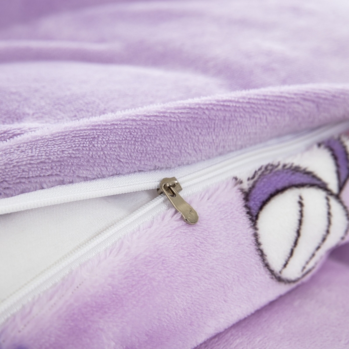 91家纺网 家纺一手货源 找家纺 乐秀 2024新款幼儿园牛奶绒儿童床垫套+床垫芯 甜美星际