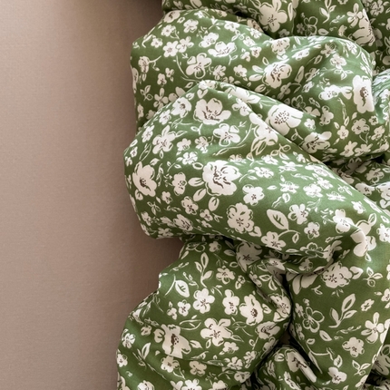 91家纺网 家纺一手货源 找家纺 （总）仟网汇 2025新款有氧全棉双层纱四件套