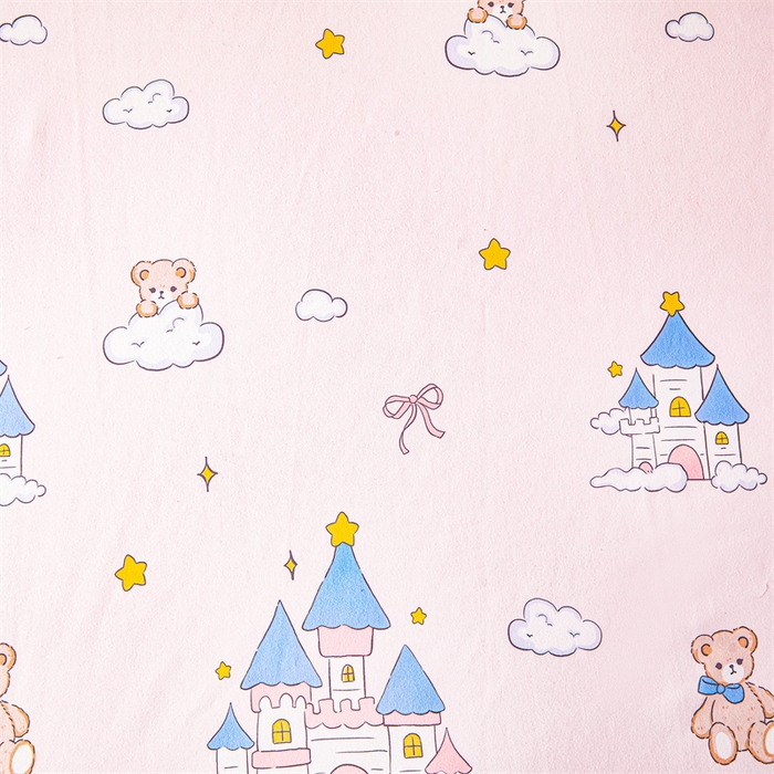 91家纺网 家纺一手货源 找家纺 雯豆家纺 2025新款隔尿防水垫子婴幼儿可姨妈垫老人加大护理垫 防水隔尿垫-天使城堡