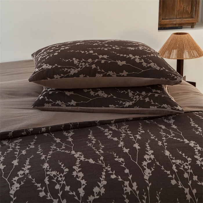 91家纺网 家纺一手货源 找家纺 （总）简家居 2025新款色织提花系列四件套-魔法森林