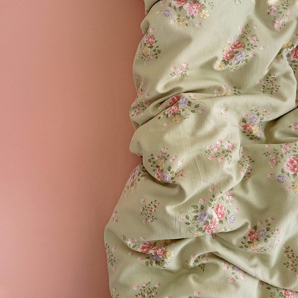 91家纺网 家纺一手货源 找家纺 名品家纺 2025新款针织棉双层纱四件套-风格二 兰溪