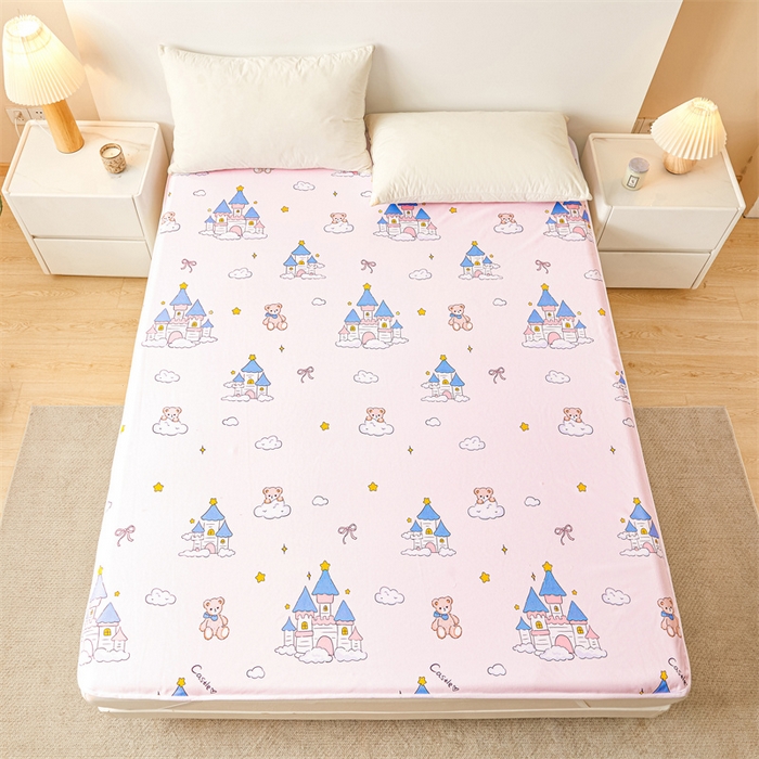 91家纺网 家纺一手货源 找家纺 雯豆家纺 2025新款隔尿防水垫子婴幼儿可姨妈垫老人加大护理垫 防水隔尿垫-天使城堡