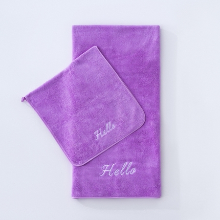 91家纺网 家纺一手货源 找家纺 （总）跨境电商珊瑚绒毛巾浴巾套装Hello外贸爆款TEMU热销希音速卖通可压缩可真空打包