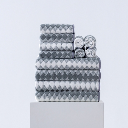 91家纺网 家纺一手货源 找家纺 （总）跨境电商珊瑚绒方巾毛巾浴巾套装三色格外贸爆款TEMU热销希音速卖通可压缩可真空打包