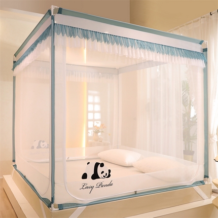 迪凡保罗蚊帐 2025新款2404+2502外穿杆防摔坐床蚊帐 2404欧白色