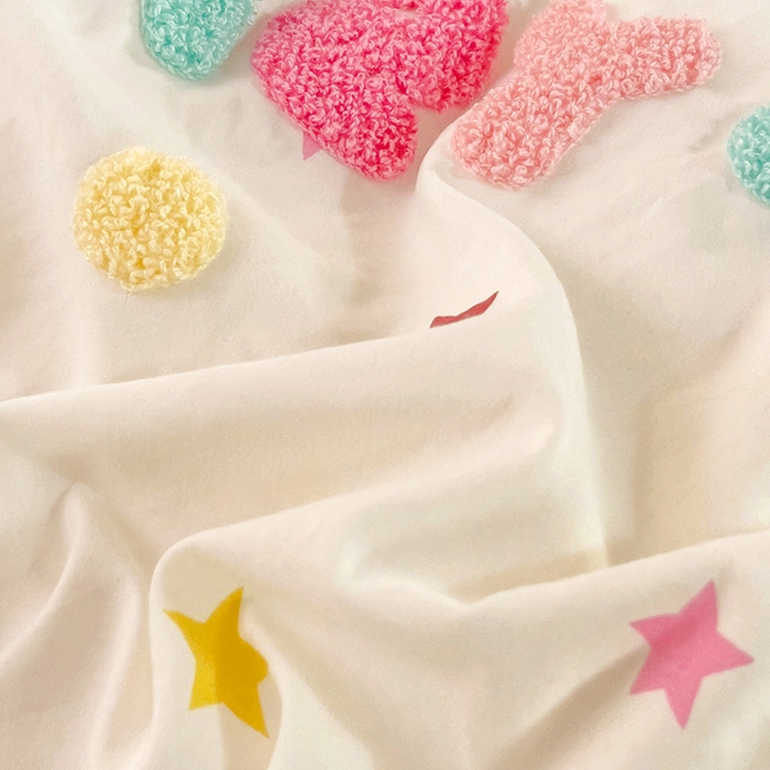 91家纺网 家纺一手货源 找家纺 茉礼 2025新款云朵棉毛巾绣印花四件套 乌萨奇