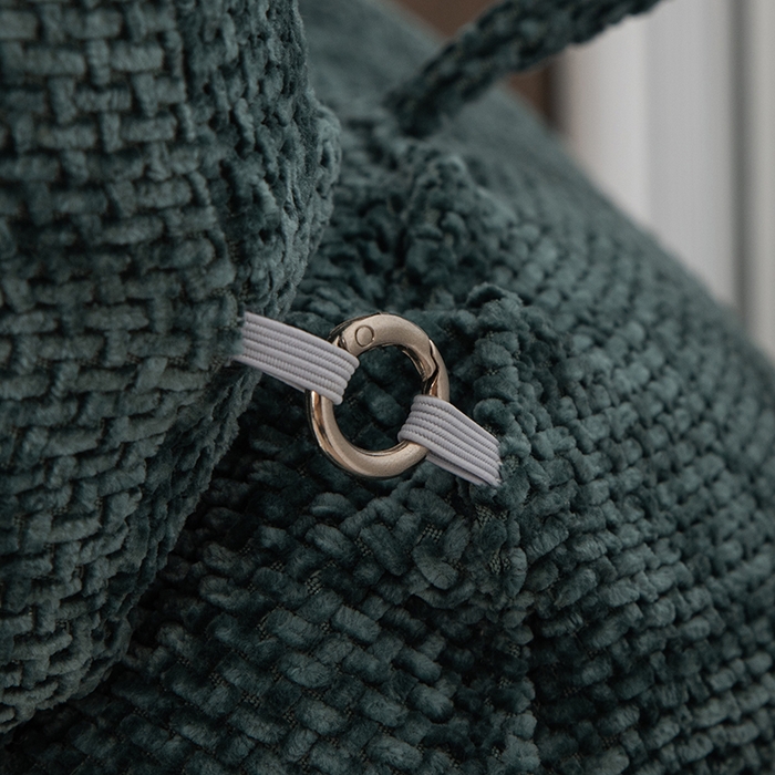 91家纺网 家纺一手货源 找家纺 一兰家纺 2025新款单人加厚雪芙绒格三角靠垫床上靠枕沙发靠背阅读枕 爱荳-橄榄绿