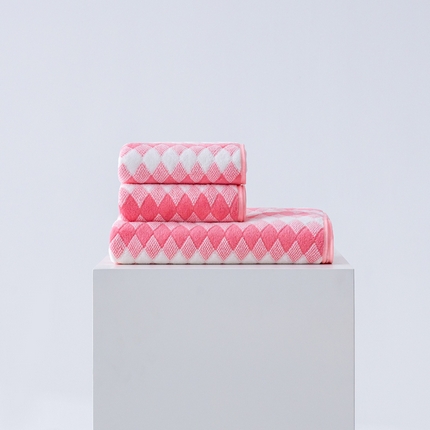 91家纺网 家纺一手货源 找家纺 （总）跨境电商珊瑚绒方巾毛巾浴巾套装三色格外贸爆款TEMU热销希音速卖通可压缩可真空打包