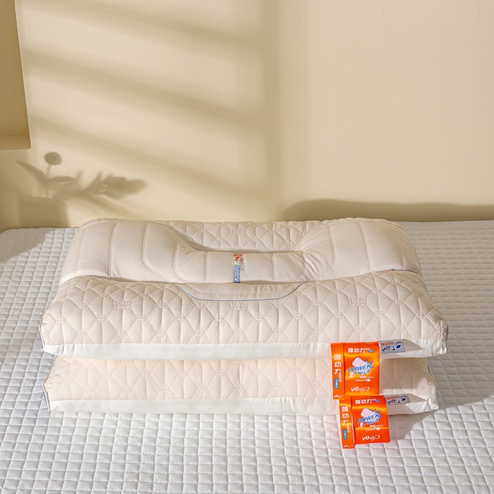 91家纺网 家纺一手货源 找家纺 （总）萌番宝 2025新款护颈枕劲动力羽丝绒星级酒店枕芯