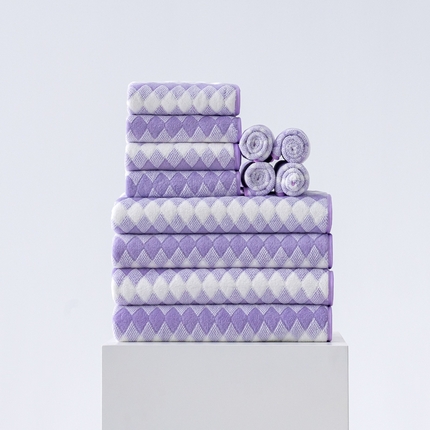 91家纺网 家纺一手货源 找家纺 （总）跨境电商珊瑚绒方巾毛巾浴巾套装三色格外贸爆款TEMU热销希音速卖通可压缩可真空打包