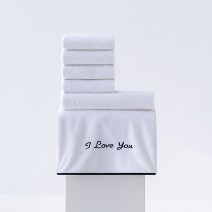 91家纺网 家纺一手货源 找家纺 （总）跨境电商珊瑚绒毛巾浴巾套装I Love you外贸爆款TEMU热销希音速卖通可压缩可真空打包