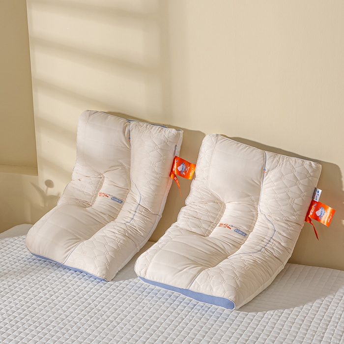 91家纺网 家纺一手货源 找家纺 （总）萌番宝 2025新款护颈枕劲动力羽丝绒星级酒店枕芯