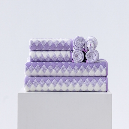 91家纺网 家纺一手货源 找家纺 （总）跨境电商珊瑚绒方巾毛巾浴巾套装三色格外贸爆款TEMU热销希音速卖通可压缩可真空打包